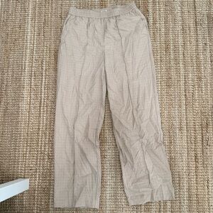Cotton On Beige Checkered Trousers